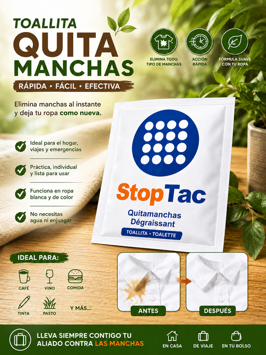 Toallita QuitaManchas StopTac